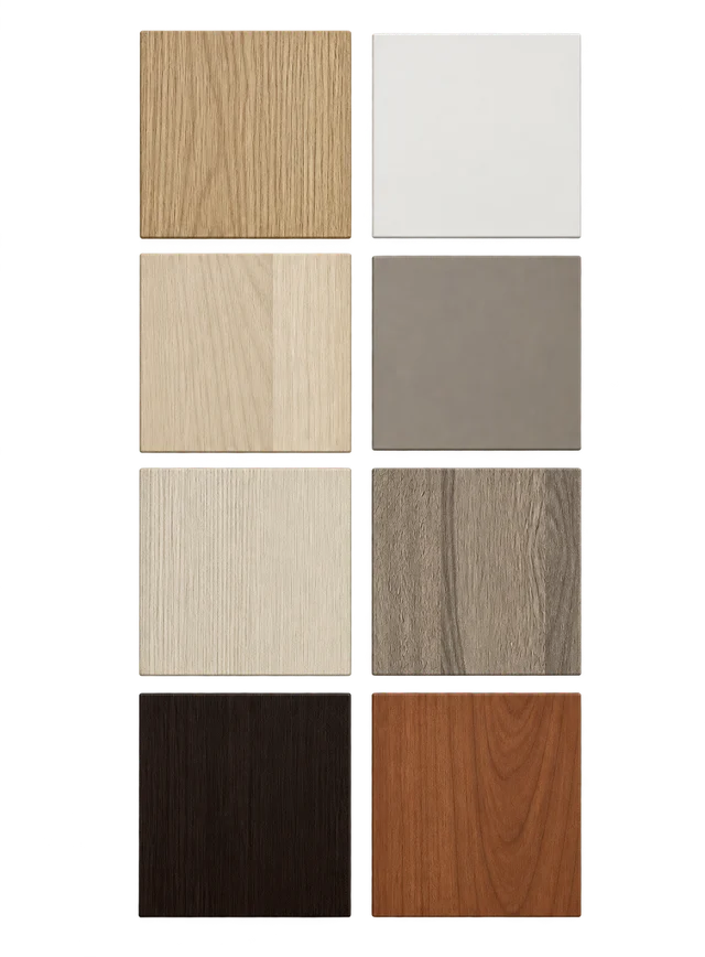 Les huit décors de façades du showroom